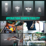 Heat Gun, PRULDE Variable Temperature Settings 122℉~1202℉ Fast Heat Hot Air Gun with 6.56Ft UL Cord for Vinyl Wrap, Crafts, Shrink Tubing/Wrapping, NEU MASTER