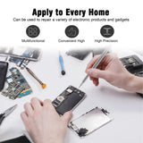 XOOL Precision Screwdriver Set Magnetic, 25 in 1 with 24 Piece Small Screwdriver Set, Mini Pocket Screwdriver kit Magnetic for Computer/Xbox/ PS3/ XOOL