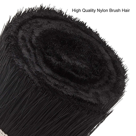 Acrux7 Dust Shoe Brush, 100mm Engraving Machine Dust Cover Nylon CNC Vacuum Brush for CNC Router Spindle Motor Black Acrux7