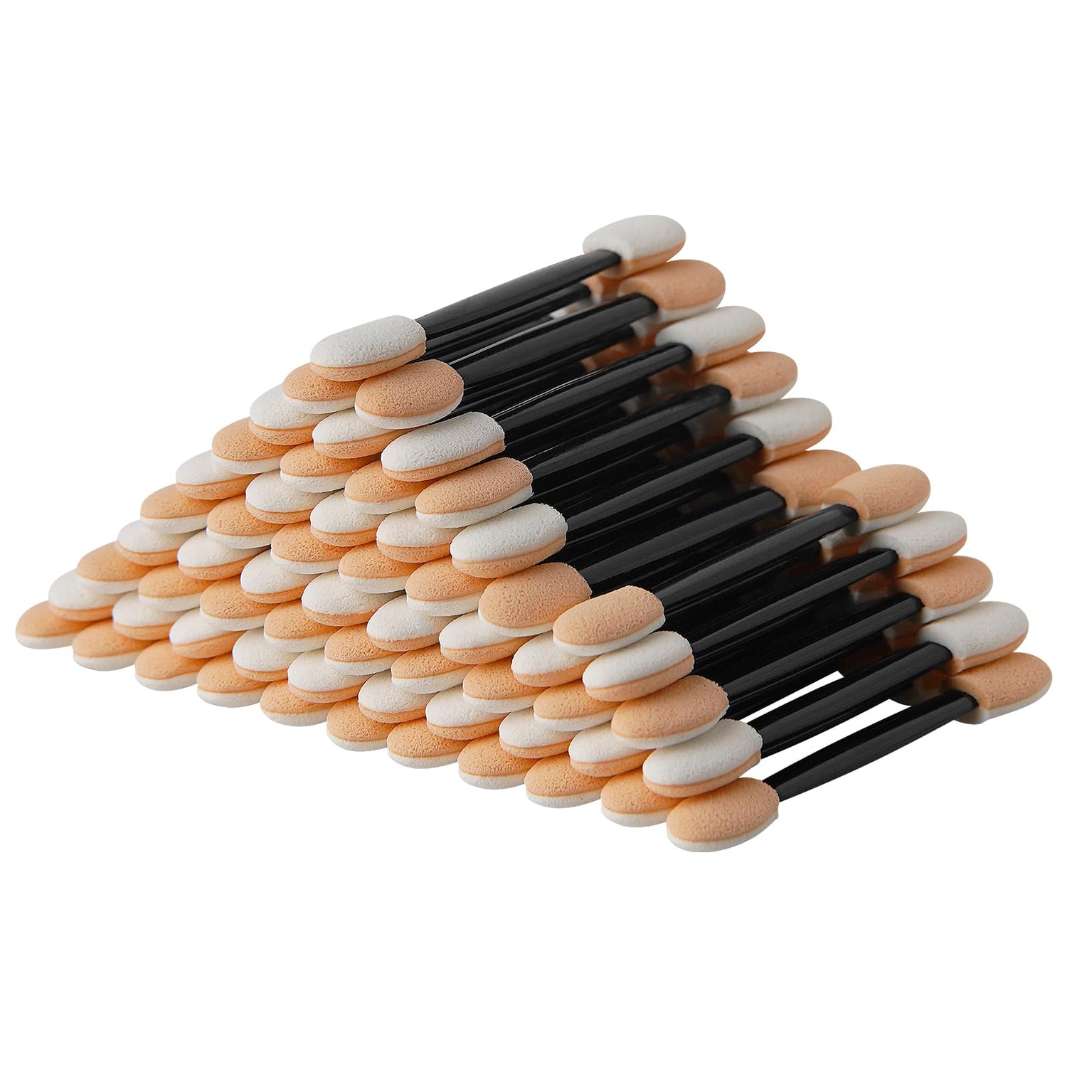 Cuttte Eyeshadow Applicators Makeup Brushes - 60PCS Disposable Eyeshadow Brush, Dual Sides Eye Shadow Applicator Sticks, 2.44 Inch Eye Makeup Cuttte