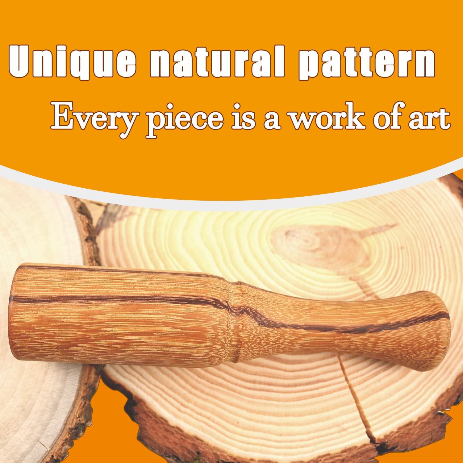 Wood Carving Mallet - 10oz Wooden Mallet - Ergonomic, Comfortable Handle Reduces Hand Fatigue - Marblewood Head Absorbs and Distributes Impact Force Yoquare