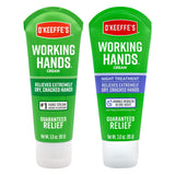 O'Keeffe's Working Hands Hand Cream, 3 oz Tube and Night Treatment Hand Cream, 3 oz Tube O'Keeffe's