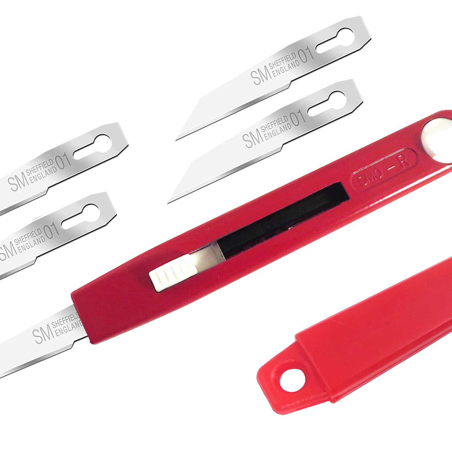 Dovetail Marking Knife, Craft Knife, Thin Blade, Cast Iron Handle, Retractable, 5 Extra Blades, Swann Morton SMO-R SWANN-MORTON