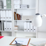 Lock Box with Folding Handle - Durable Metal Storage Chest with Stackable Design to Secure Valuables, Cash, Jewelry, and Weapons by Stalwart (Silver) Stalwart