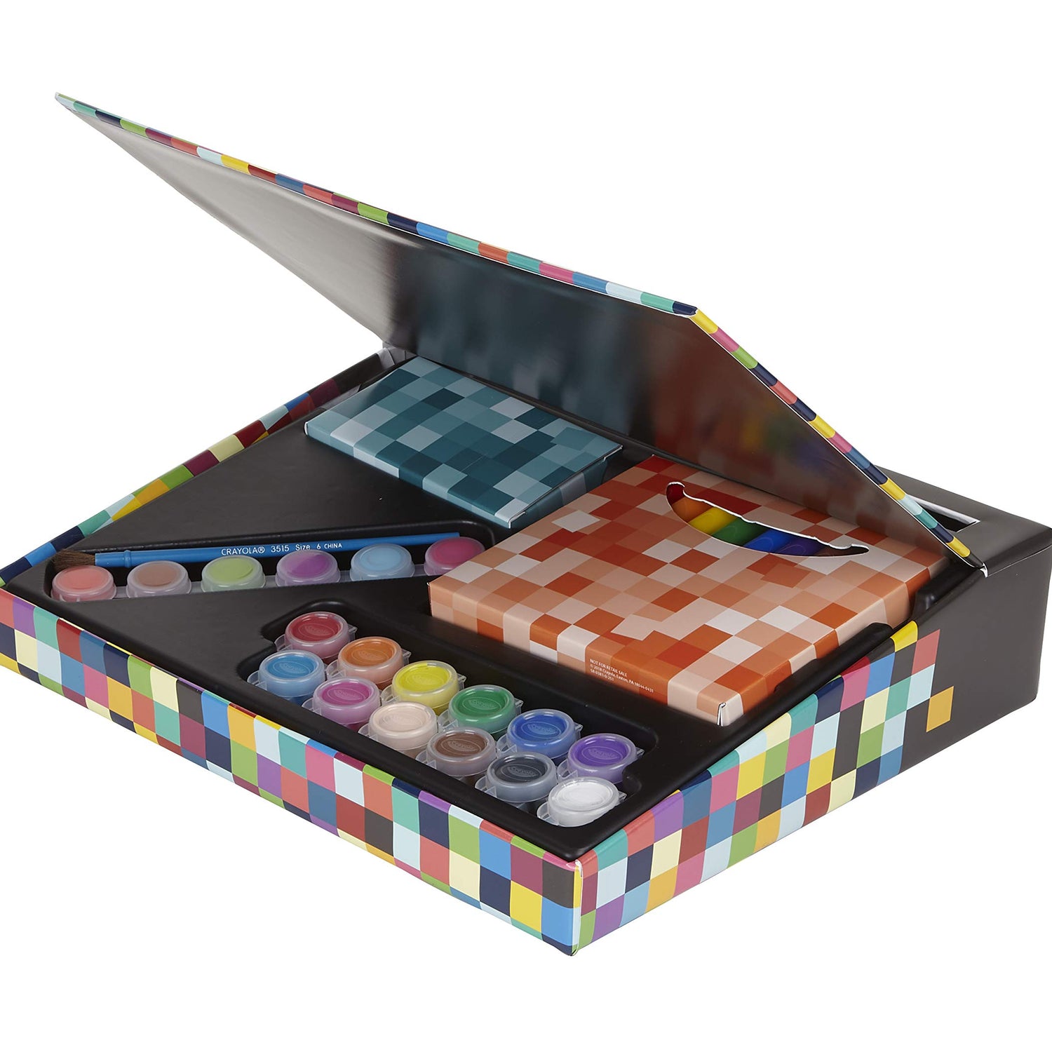 Crayola Inspiration Art Desk, Over 100 Piece, Art Set, Gift for Kids, Age 4, 5, 6, 7, 8 Crayola