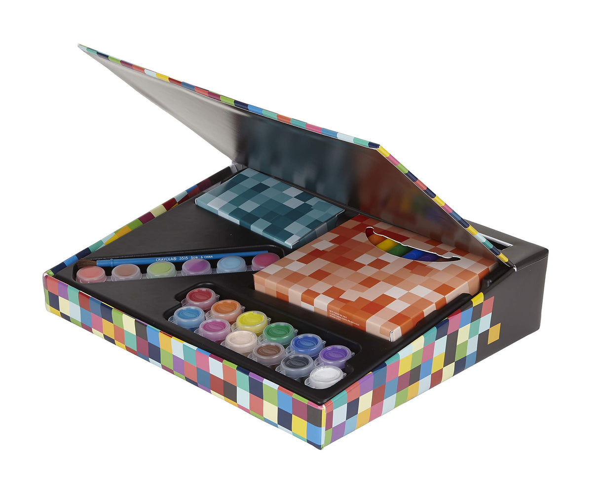 Crayola Inspiration Art Desk, Over 100 Piece, Art Set, Gift for Kids, Age 4, 5, 6, 7, 8 Crayola