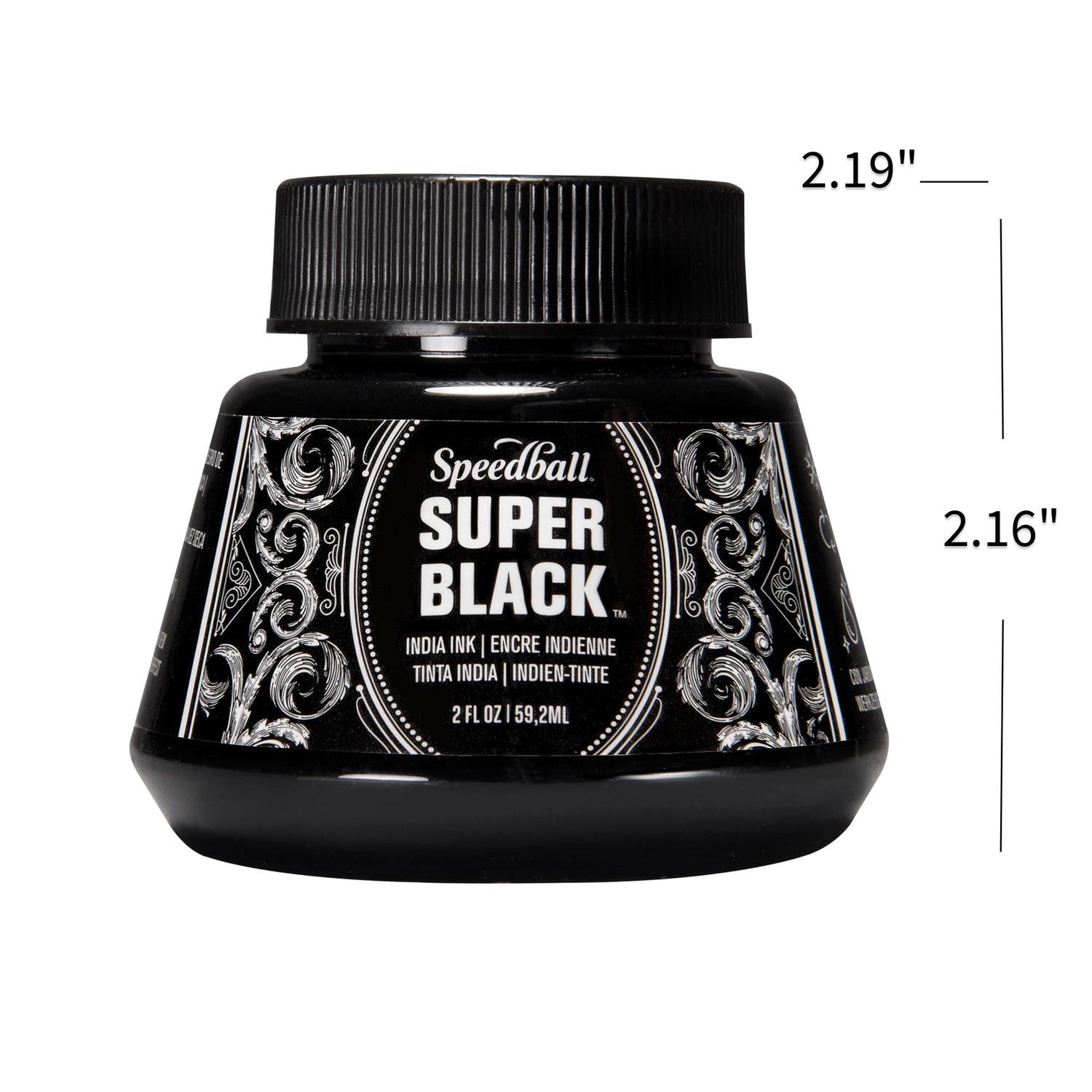 Speedball Super Black India Ink, 2-Ounce Speedball