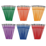 Colorations - 144WB Paint Brushes, 3 Widths, Nylon Bristles, Classroom, Painting, Art, Classroom Supplies, Art Supplies, School Supplies, Kids, Colorations
