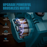 ZUYIYI Mini Chainsaw Cordless 6 Inch & 8 Inch for Makita 18V Battery, Brushless Handheld Chain Saw with Oiler Electric Chainsaw for Garden Courtyard ZUYIYI