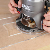 O'SKOOL 10 pcs Brass Router Template Bushing Guides Sets Fit Any Router Sub-base of the Porter Cable style O'SKOOL