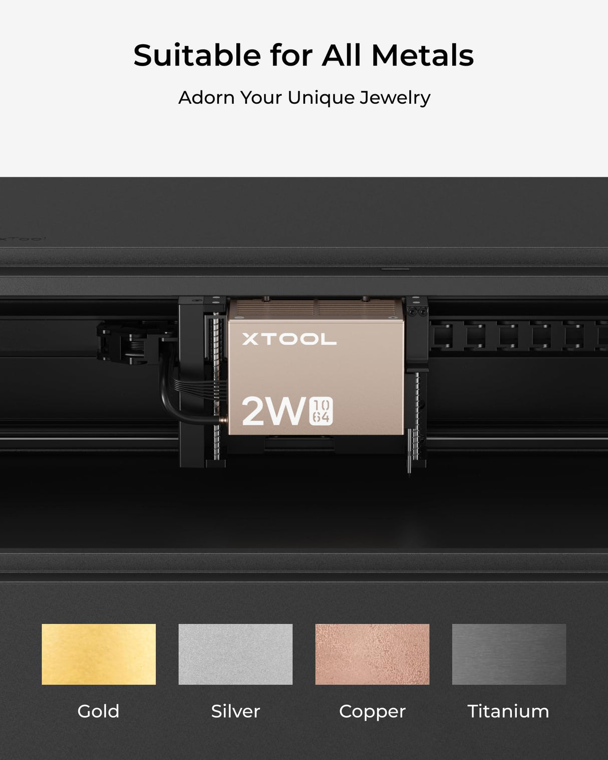 xTool 1064nm Infrared Laser Module for xTool S1 Laser Engraver - High Precision Engraving on Metal, Plastic, Acrylic Materials, Ideal for Jewelry xTool