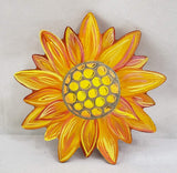Sunflower Cutout Unfinished Wood Nature Summer Party Flower Door Hanger MDF Shaped Canvas Style 1 Diverse Woodworking