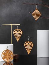 12 Pairs African Wooden Drop Earrings Bohemian Pendant Dangle Earrings Lightweight Ethnic Style Wood Earrings for Women (Chic Styles) Hicarer