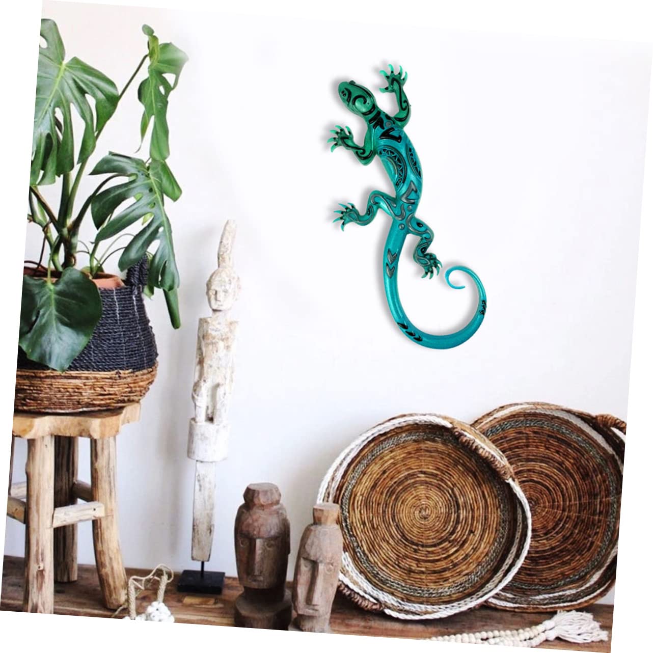 VILLCASE Gecko Decoration Mold Chocolate Making Silicone Resin for DIY Use DIY Gecko Wall Decor Wall Craft Molds Gecko Silicone Wall Art Craft Resin VILLCASE