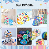 Arrtx 32 Colors Acrylic Paint Pens, Dual Tip Acrylic Paint Markers for Rock Painting, Wood, Ceramic, Fabric, Glass, Canvas, Plastic, Metal, Stone and Arrtx