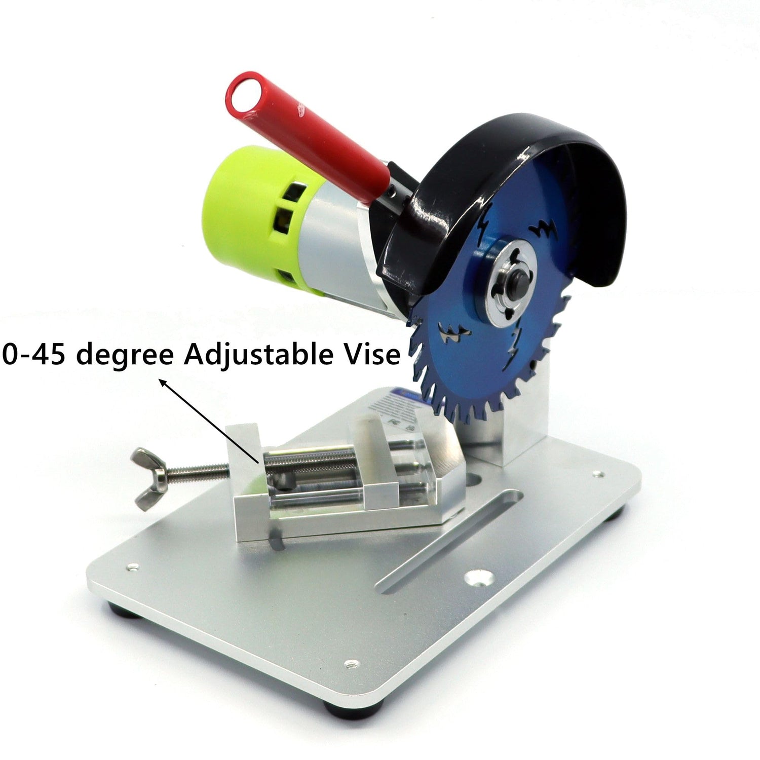 NovelLife Mini Miter Saw 4 inch Electric Table Cut-Off Chop Saw 775 Motor 105mm Circular Blade for DIY Model Crafts Hobby Metal Wood Plastic Compound NovelLife