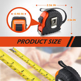 20 Pieces Tape Measure 12 Feet Measuring Tape Easy Read Measurement Tape Retractable Tape Measurer with Fractions 1/8 Measurement Yunsailing