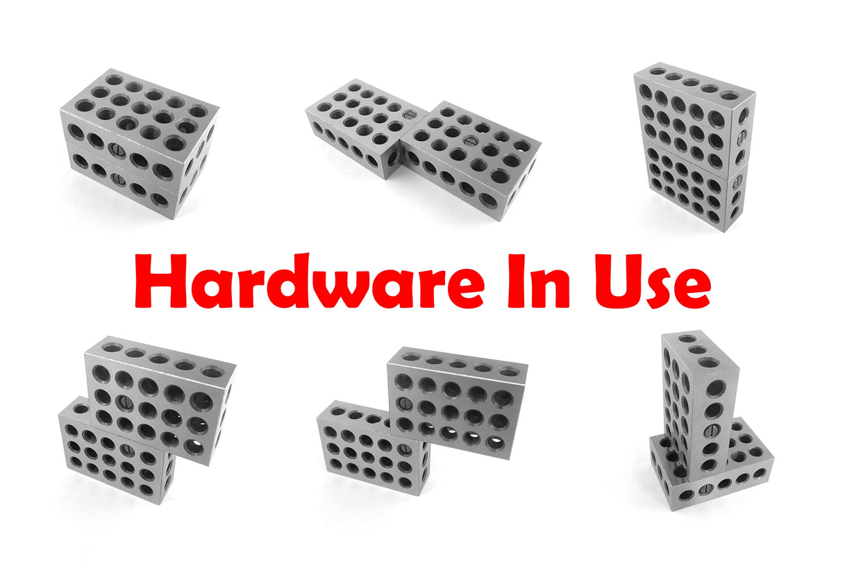 Taytools Pair Hardened Steel 123 Blocks and Attachment Hardware Kit Taytools