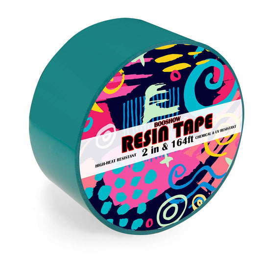 Booshow Resin Tape for Epoxy Resin Molding, Silicone Adhesive Tape, 2 inch Wide 164 Feet Long Traceless Craft Tape for Making River Tables Hollow - WoodArtSupply