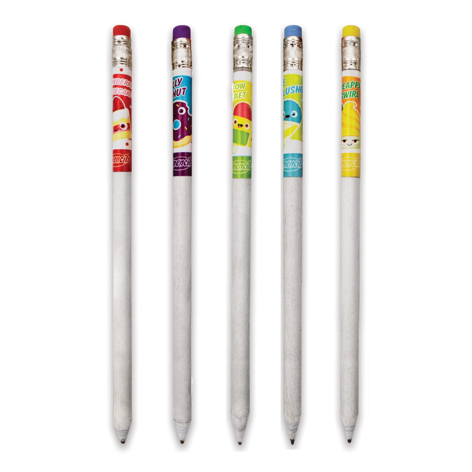 Scentco Graphite Smencils 5-Pack of HB #2 Scented Pencils - WoodArtSupply