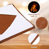 Zhengmy 2 Pieces Wrap Cover for Heat Press Platen, 16 x 20 Inch Heat Resistant Reusable Sheets Pad Mat Pillow for Sublimation Heat Press Machine Zhengmy