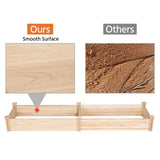 Yaheetech 8×2ft Wooden Horticulture Raised Garden Bed Divisible Elevated Planting Planter Box for Flowers/Vegetables/Herbs in Backyard/Patio Outdoor, Yaheetech