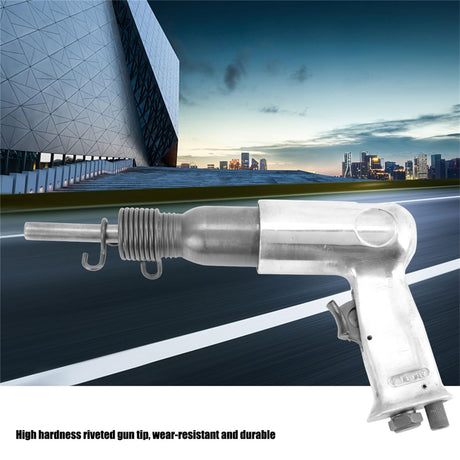 Solid Rivet Tool, Rivets Nut Gun Tool 1/4 Inch Inlet Port Handheld Air Rivet Gun Applicable to Rivet with a Diameter of 2-10mm(0.08-0.4inch) Suitable SALUTUYA