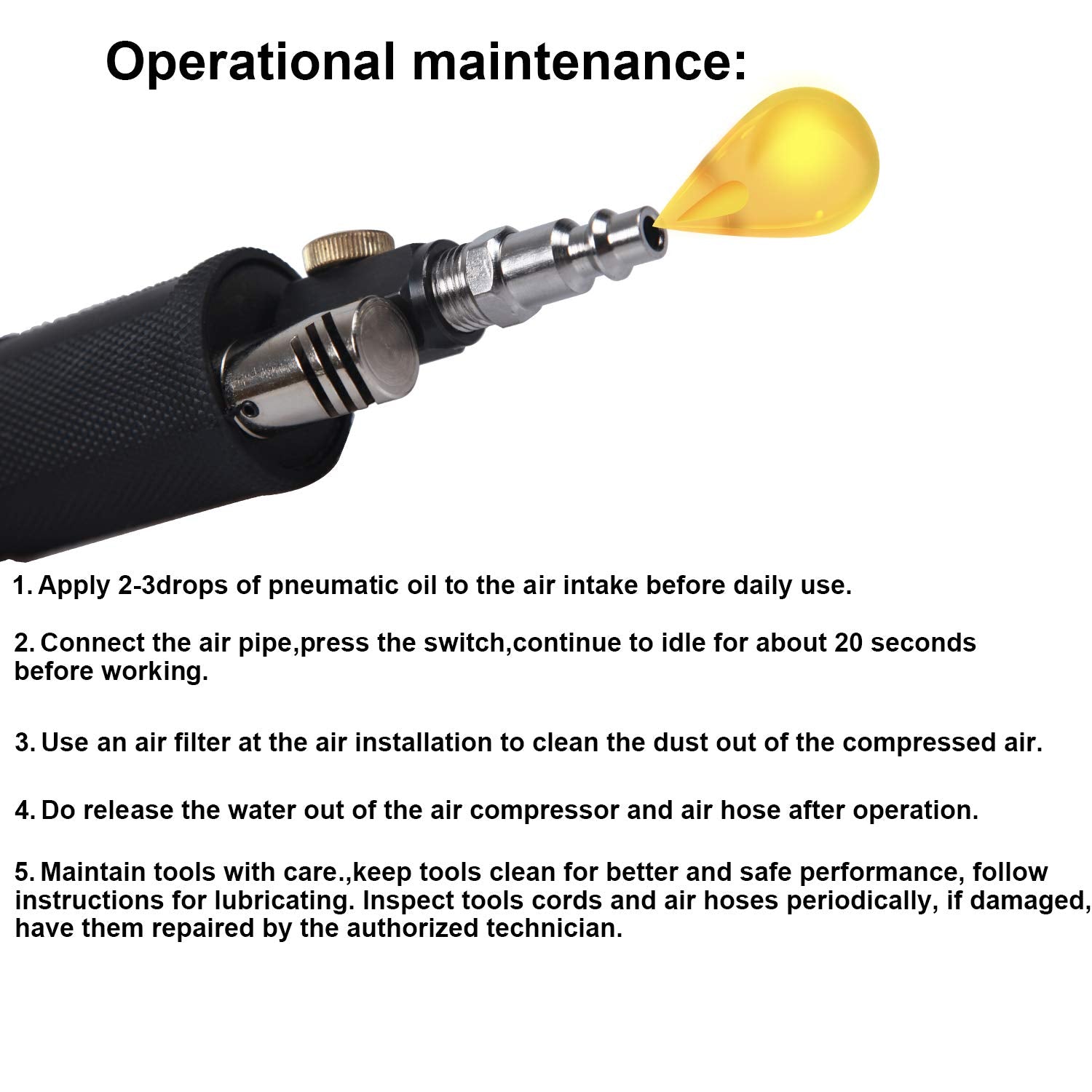 2" and 3" Random Orbital Air Mini Sander, Pneumatic Sander for auto sanding tools, 15,000 RPM Air angle sander, Pneumatic angle sander,Dual Action YELWAY