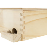 Labyrinth Wooden Maze Game with Two Steel Marbles, Puzzle Game for Adults, Boys and Girls by Hey! Play! , Tan Hey! Play!