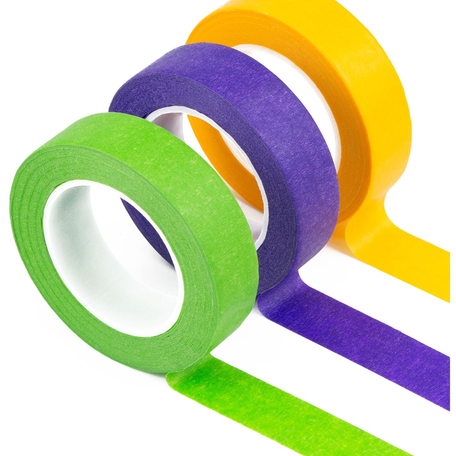 XEHAHOSH Upgrade Colored Masking Tape 0.65 in x 45 Ft x 3 Roll. Colored Tape Set. Suitable for DIY Supplies, Enhanced Viscosity, Easy to Tear, No XEHAHOSH