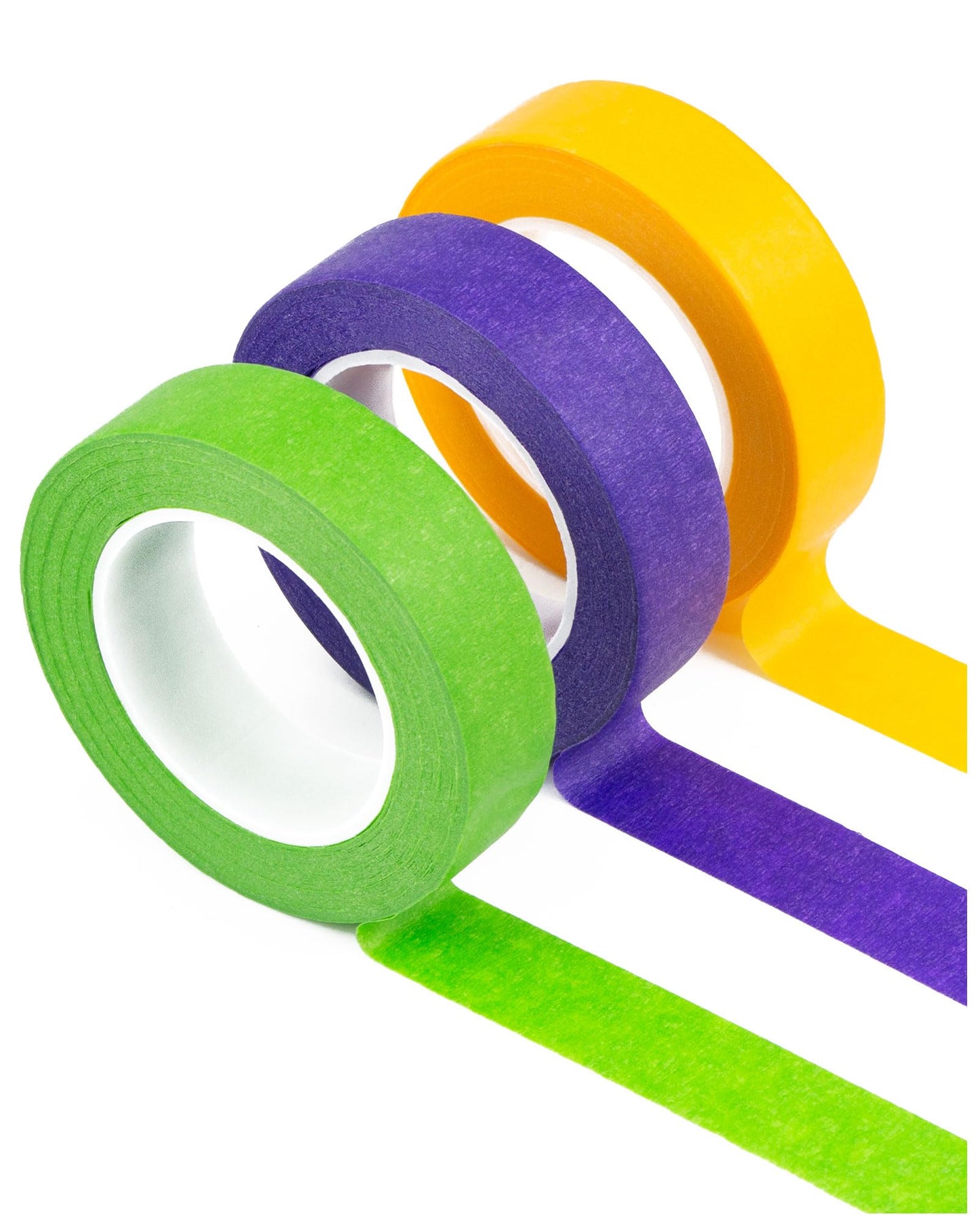 XEHAHOSH Upgrade Colored Masking Tape 0.65 in x 45 Ft x 3 Roll. Colored Tape Set. Suitable for DIY Supplies, Enhanced Viscosity, Easy to Tear, No