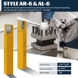 HAowosi 20 pc 1/2"Carbide Tip Tipped Cutter Tool,Metal Lathe Cutting Tools,Lathe Tools Metal Cutting for Metal Lathe Turning, Boring, and Chamfering HAowosi