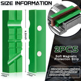 Tools Drill Press Vise Metal Drill Press Vice Workbench Drill Vise Clamp with 2 Pieces Magnetic Vise Pads Multi Grooved Pads Set for Daily Working Lanties