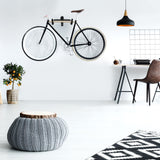 DIRZA Bike Wall Mount Garage Bike Rack Adjustable Bike Hanger Storage Bike in Garage Home,Horizontal Bike Hook Bike Holder for MTB,Road Bike,Hybrid DIRZA