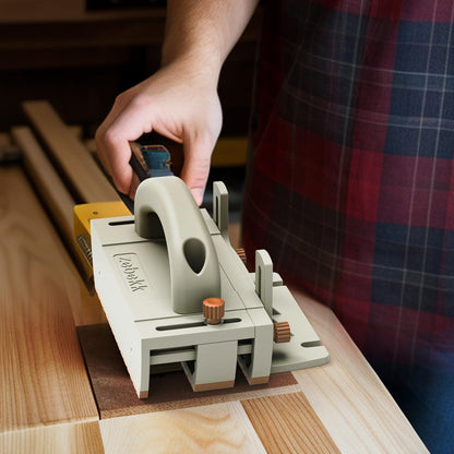 Push Block for Table Saws, Router Tables, Band Saws & Jointers - Cuts Safe - Easy to Assembly