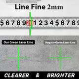 Takamine 16 Lines Green Laser Level Pro, 4x360° 4D Green Cross Line Professional Laser for Construction, Two 360° Vertical and Two 360° Horizontal Takamine