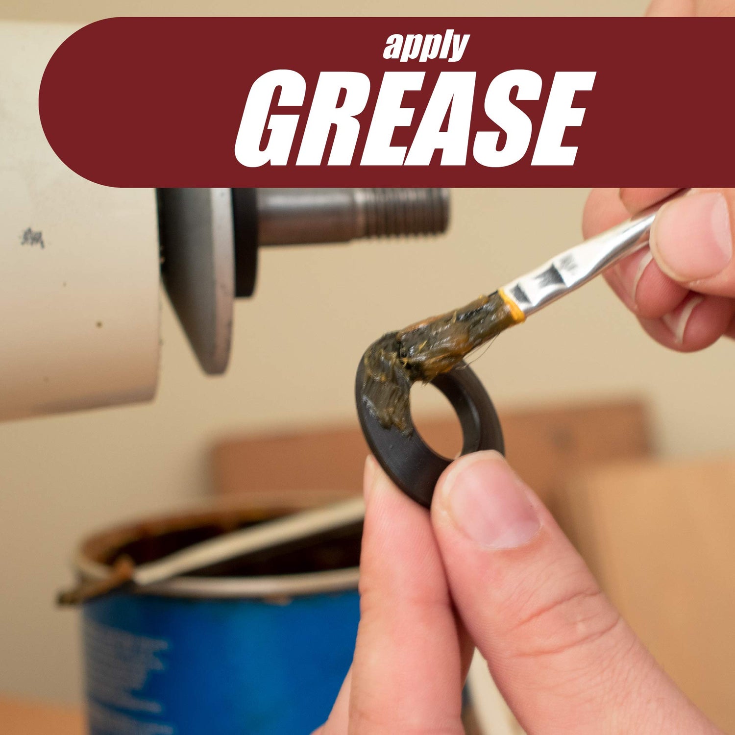 Fulton Acid Glue Applicator Brushes Made with Horse Hair Bristles | Tin Metal Tubular Ferrule Handle | Apply Grease Glue Oil Flux and Chemicals | Peachtree Woodworking Supply