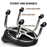 FLOLXNB Low Height Rolling Stool with Back, Low Height Rolling Chair, Low Stool with Wheels for Garage Shop Home Office,L FLOLXNB