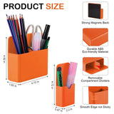 KITANIS Magnetic Pen Holder,2 Pack Magnetic Dry Erase Marker Holder with Generous Compartments,Strong Magnet Storage Marker Pen Pencil Organizer for KITANIS