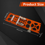 Upgraded 340mm Track Saw Square Right Angle Circular Saw Guide Rail Angle Stop Accessories,Woodworking 90 Degree Track Stop Square Cutting Board dcvbny