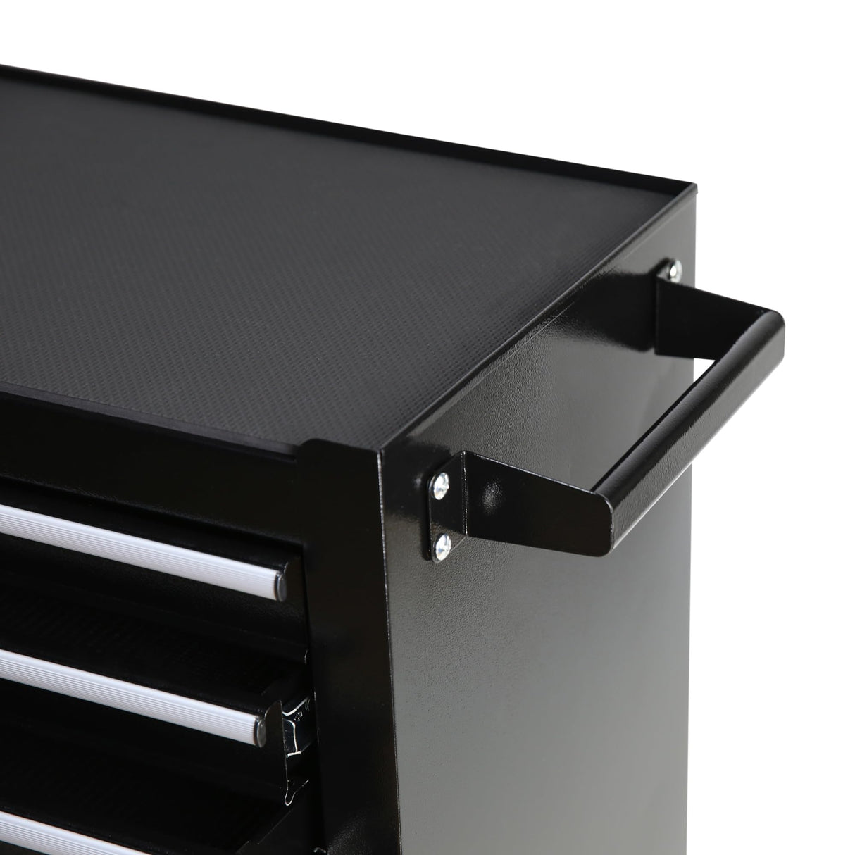 7-Drawer Tool Chest with Wheels, Rolling Tool Chest with Drawers, Top Cushion & 7PCS Tray Divider Set, Multifunctional Craftsman Tool Storage Chest Henf