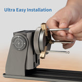 ALIENCELL RR1 Rotary Roller,180° Angle Adjustment Jaw Roller, Compatible with Most Laser Engraver Machine for Engraving Cylindrical Object Boxes, chitu systems