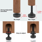 Heavy Duty Furniture Levelers 3/8''-16 Thread w/ T-Nut Kit Furniture Leveling Feet Adjustable Furniture Levelers for Sanchamy