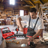 CRAFTSMAN Air Compressor Portable Air Tool Twin Tank 2Gallon, 1/3 HP Oil-Free Max 125 PSI Pressure, Model: CMXECXA0220242, Red Craftsman