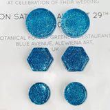 RESINWORLD Multi-Functional Small Silicone Molds Set for Resin + 16pcs Variety Geometric Pendant Silicone Molds with Hanging Hole ResinWorld