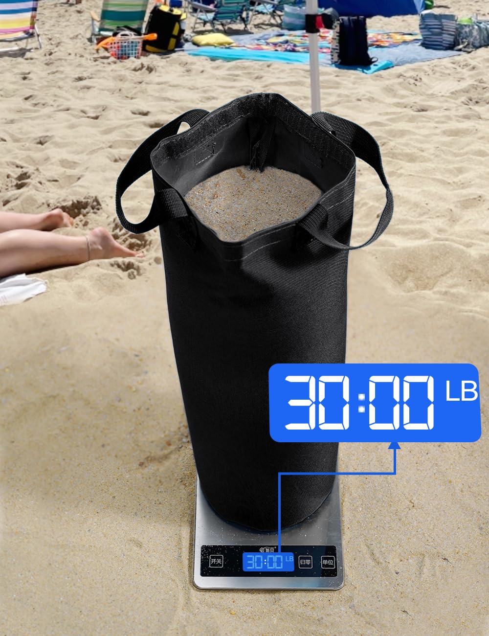 120LBS Extra Large Heavy Duty Canopy Weights Sand Bags for Ez Pop Up Canopy Tent Gazebo Outdoor Instant Sun Shelter Patio Umbrella, Upgraded 5 Giftape