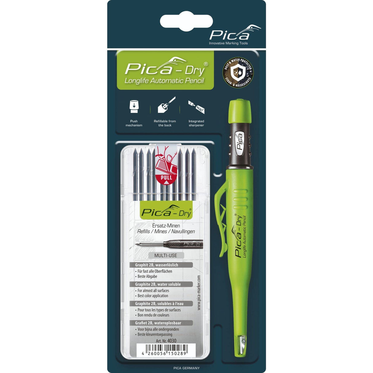 Pica 30403 Marker Kit and Lead Case 4030 Pica