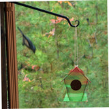 COHEALI 1 Set Lanyard Unfinished House Wind Chime Unfinished House kit Unfinished Arts Kits Kids Craft DIY Painting Bird House Bird House Wind Chime COHEALI