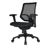 WorkPro® 1000 Series Ergonomic Mesh/Mesh Mid-Back Task Chair, Black/Black, BIFMA Compliant WorkPro