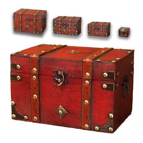 GemJelry Wooden Jewelry Box, Classical Wood Jewlery Box Jewelery Storage Box Case Holder Jewellery Chest Organizer Mom Gifts Mothers Day Gift for GemJelry